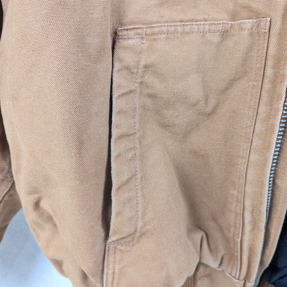 Carhartt Quilted Flannel Lined Duck Active Jacket XL Thinsulate Good Condition - Picture 8 of 16